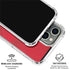 Denmark Soccer Flag iPhone 16 Pro Clear Case
